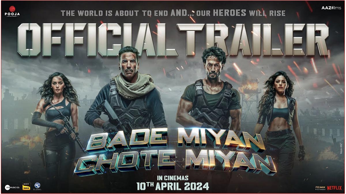 Bade Miyan Chote Miyan" trailer out Akshay Kumar and Tiger Shroff ignite a frenzy.