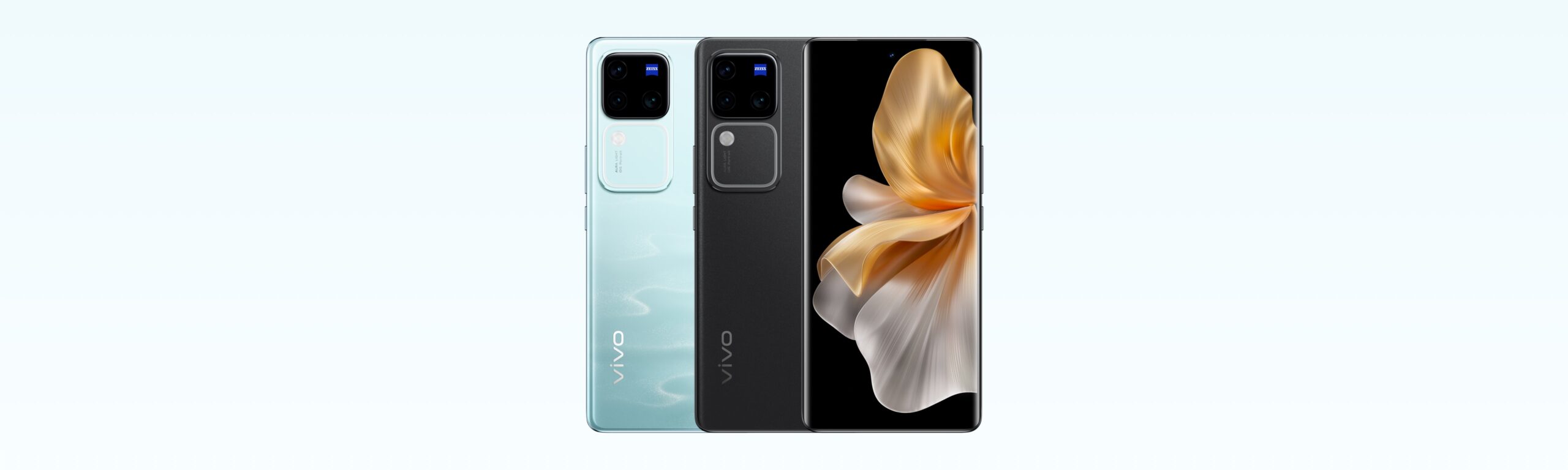 Vivo V30 Pro in Andaman Blue color