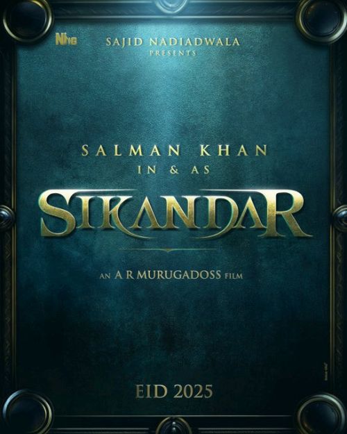 Salman Khan's upcoming film, titled 'Sikander', is set for a theatrical release on Eid 2025.